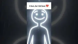 It Hurts, But I Still Smile 💔 | Emotional Stickman Story | Deep Life Motivation #motivational#shorts