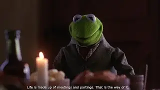 Muppet Christmas Carol - It's all right, children. Life is made up of meetings and partings.