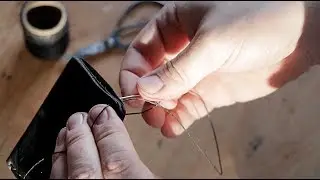 DIY Leather Wallet Repair By Hand
