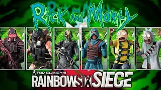 ALL RICK & MORTY Skins - Complete IN-GAME SHOWCASE - Rainbow Six Siege