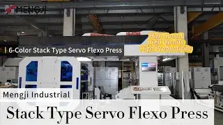 6-Color Stack-Type Servo Flexo Printing Machine for Sandwich Wrapper