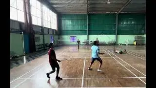 Sharp placing, fast movements & quick reaction. #badminton 
