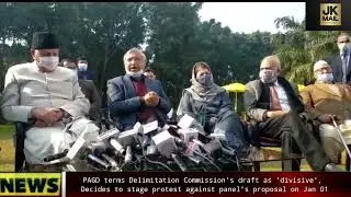 PAGD terms Delimitation Commission's draft as 'divisive', Decides to stage protest against panel's