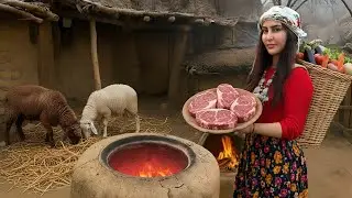 Деревенская жизнь в ненастный день | Традиционное приготовление стейков