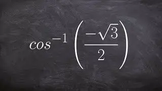How to Find the Angle Given the Cosine Inverse of a Value on the Unit Circle