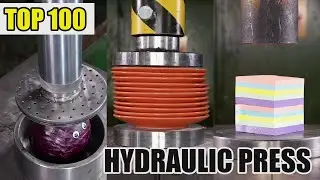 Top 100 Most Satisfying Hydraulic Press Crushes | Ultimate Crushing Moments Compilation #asmr