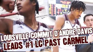 Louisville Commit D'Andre Davis LEADS #1 Lawrence Central Past Carmel in Mic Game Of The Week