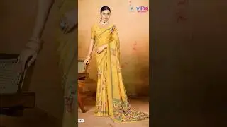 vipul printed without border georgette saree.. wholesale price.. single piece#vipulsaree #saree
