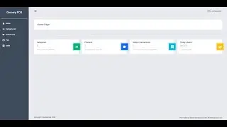 Grocery Point of Sales POS System in Python Django DEMO