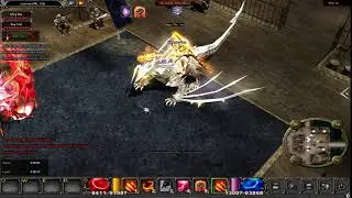 DL + Full Combo Set War (Set + Gậy + Khi&ecirc;n + Wings) + Ice Dragon Red - Săn Boss Lorencia