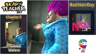 Scary Teacher 3D - Chapter 1 Troubled Water Level 9 Bad Hair Day