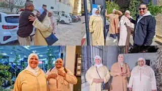 درنا مفاجأة قبل العمرة🕋و متصوروش شنو قالت لالة الدريسية و لالة فاطنة و الحاج عنقهم و تودع معاهم