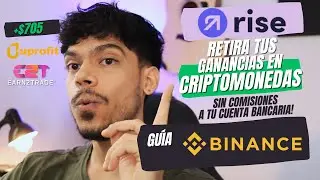 C&oacute;mo retirar ganancias en RISE a tu cuenta bancaria por criptomonedas PASO A PASO | TUTORIAL 2024