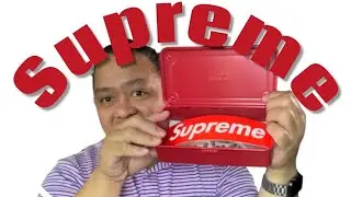 Unboxing Supreme steel box | it can be use for a lot of stuff | collaboration with Toyo steel Japan
