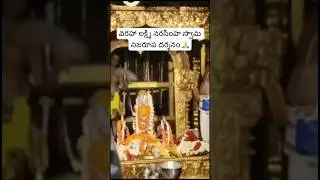 Varaha Lakshmi NaraSimha Swamy Nijaroopa Darshanam🙏 2025 #simhachalam #varaharoopam #chandanotsavam