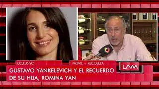 Gustavo Yankelevich y el recuerdo de su hija, Romina Yan
