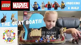 Marvel Thor Viking Ship -The Goat Boat! (76208) LEGO Marvel - Unboxing and Build w/Music