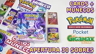 CARDS POKÉMON TCG POCKET de Gigamax Edizioni: Apertura 30 sobres PARTE 2