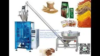 Automatic 15kg flour powder packaging machines vertical form fill seal equipment price