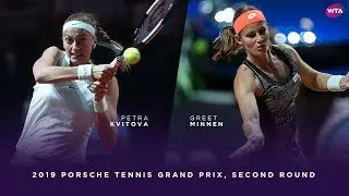 Petra Kvitova vs. Greet Minnen | 2019 Porsche Tennis Grand Prix Second Round | WTA Highlights