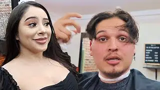 GIRLFRIEND REACTS TO MY NEW KAREN HAIRCUT!! *hope she likes it*