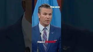 Hegseth laughs at question about pilots' gender: 'We don't play your little games' #shorts #us