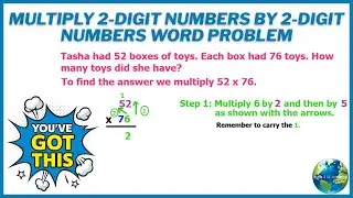 Multiply 2 Digit Numbers By 2 Digit Numbers Word Problem
