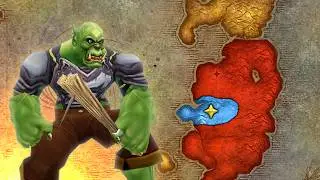 The Entire Lore of Warcraft 1 on a Map