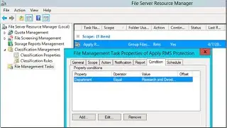 FSRM Window Server 2012R2 Part 5: Configure Data Classification and Management Tasks