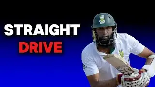 Hashim Amla Batting Technique Analysis - Straight Drive