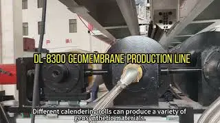 8300mm Geomembrane Smooth Textured Sheet Production Line to Algeria