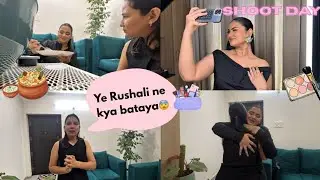 Rushali ne yeh kya bata diya ! 😨 BTS of a Makeup Shoot 