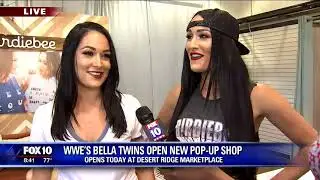 WWE's Bella Twins open pop-up shop in Arizona