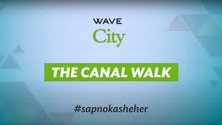 Escape the chaos and find serenity on the canal walk at Wave City in Ghaziabad.
