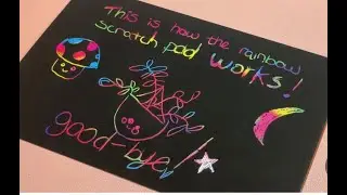 pigipigi Scratch Paper Art for Kids -60 Pcs Magic Rainbow Scratch Paper