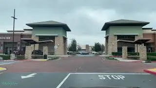 CREEKSIDE TOWN SHOPPING CENTER PARKING LOT TOUR IN ROSEVILLE CALIFORNIA