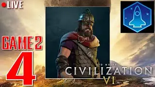 LIVE - ชนะแบบไหนดีนะ - Civilization 6 Game 2 Part 4