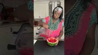 Watermelon Smoothie! #watermelon #watermelonjuice #mocktailrecipes #shorts #texykitchen