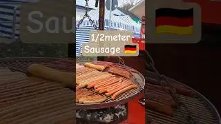 Колбаса 1/2 метра #германия #еда #рождество #гурман #любитель еды #рождественская атмосфера #еда ...