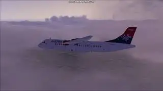 BEAUTIFUL Balkan Sunrise FSX Air Serbia ATR-72 Tirana-Belgrade