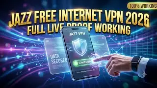 Jazz Free Internet VPN 2026 | Get Free Unlimited Data (100% Live Proof Working) 🎁