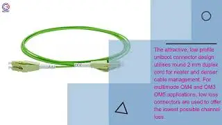 KEXINT Multi Mode OM5 LC Duplex 3M Fiber Optic Uniboot Patch Cord