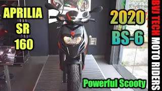 Aprilia SR 160 Bs-6 Review/160cc Scooter/Bvj Tech