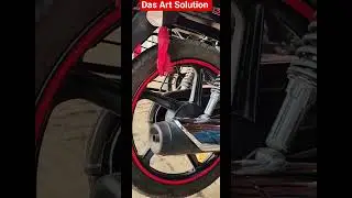 Silencer Modified sticker Splendor Plus Modification #dasartsolution #bikestickering #bikemodified