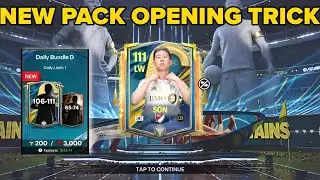How to Get Free SON 111 OVR in Captains Week 4 FC Mobile Pack Opening Trick Increase Pack Luck?!