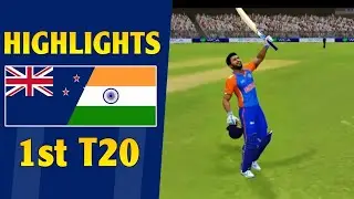 India vs New Zealand 1st T20 Highlights | Ultra HD Graphics | Real Cricket | Cricket Gaming