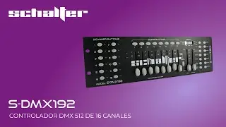SCHALTER | S-DMX192 Controlador DMX 512 de 16 Canales
