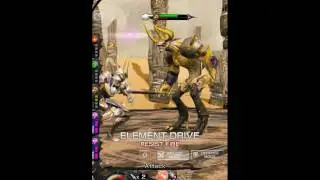 Final Fantasy Mobius: Knight gameplay on 5 star Drysand Pit