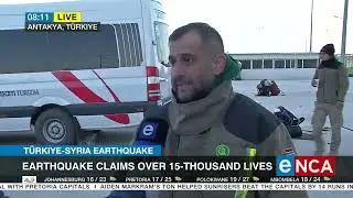 T&uuml;rkiye - Syria earthquake claims 15,000 lives