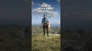 RDR2 - How To Skin A Rabbit #rdr2 #shorts #reddeadredemption